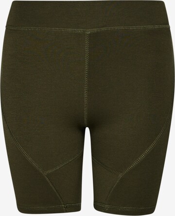 Skinny Pantalon de sport Superdry en vert : devant