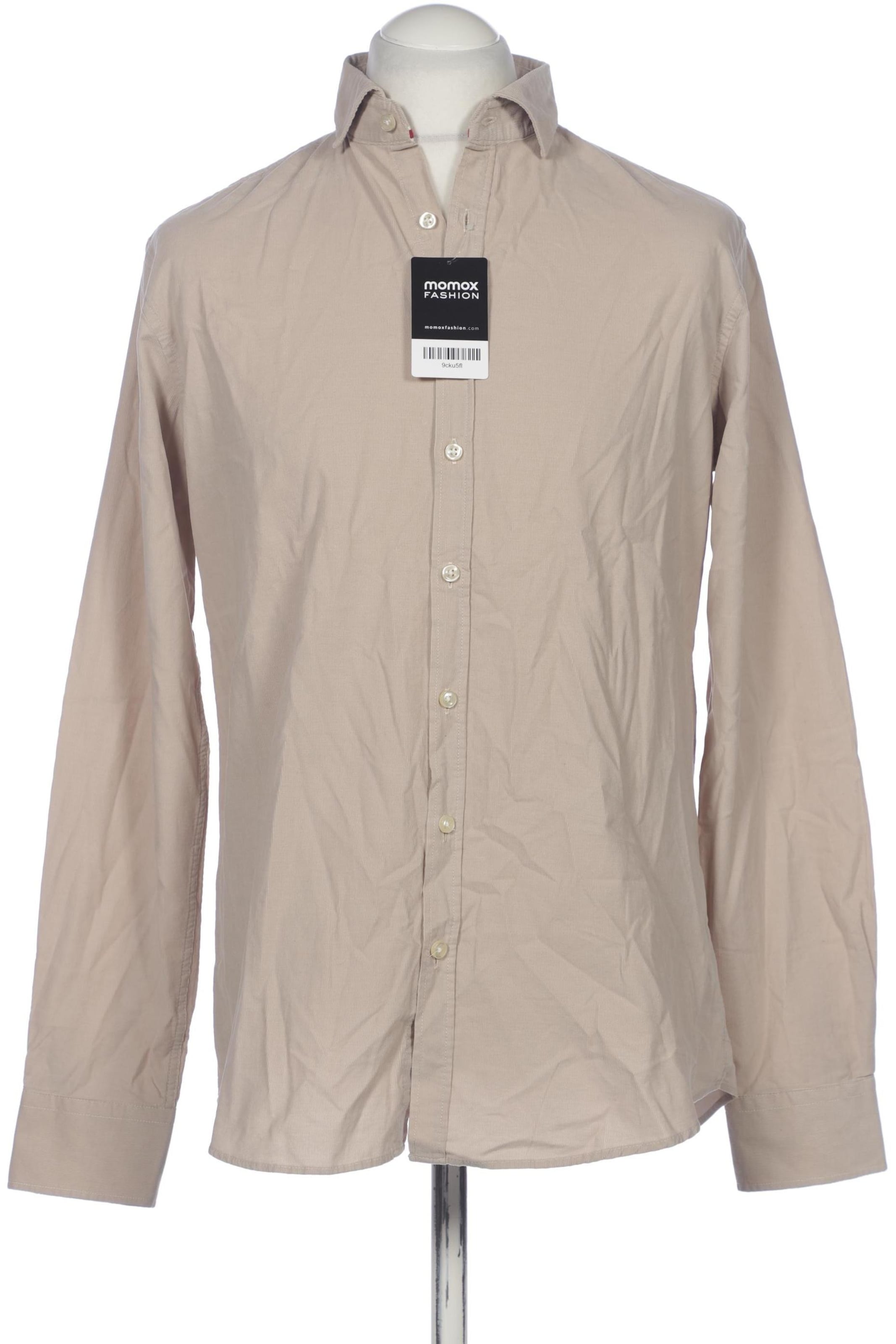 BRAX Button Up Shirt in M in Beige: front