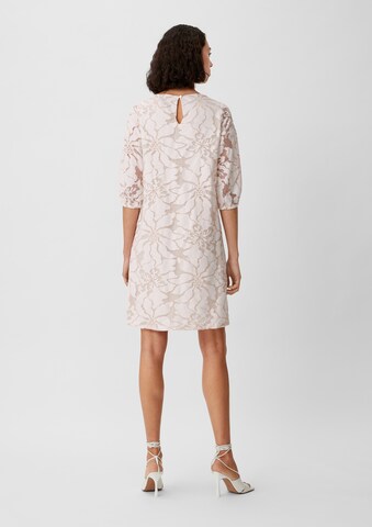 COMMA Dress in Beige: back