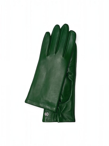 KESSLER Full Finger Gloves in Green: front