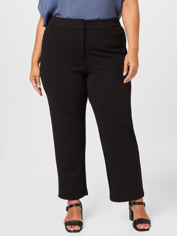 Regular Pantalon 'LOAN' EVOKED en noir : devant