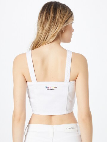 Haut Calvin Klein Jeans en blanc