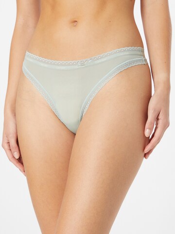 Calvin Klein Underwear String in Green: front