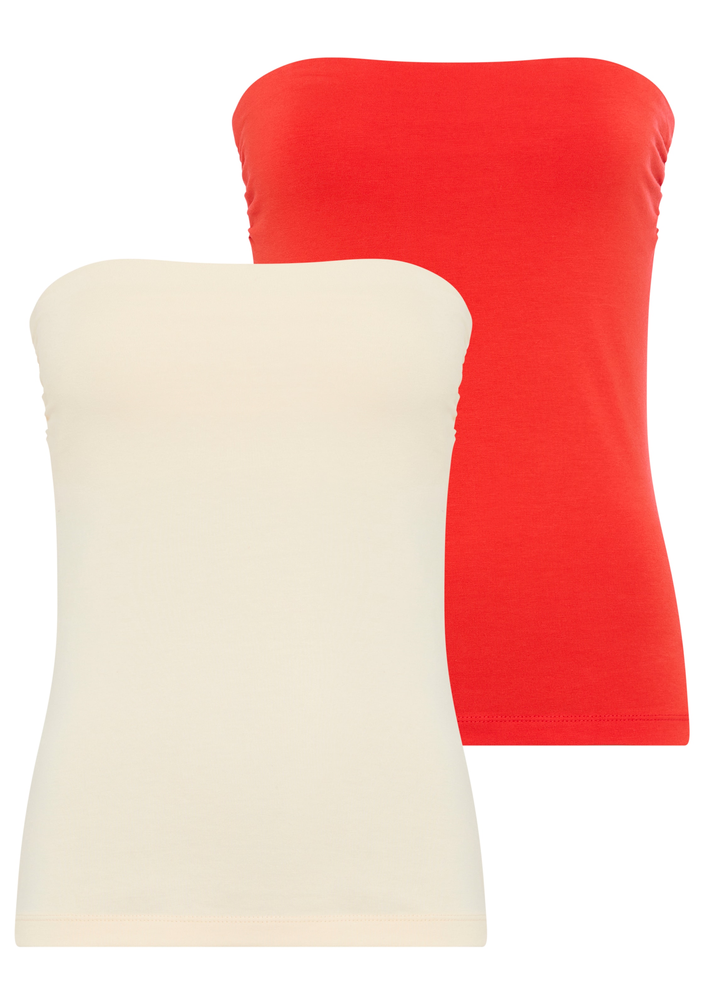 MELROSE Bandeautop in Beige: Vorderseite