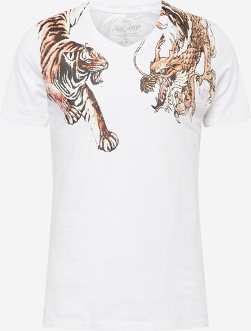 T-Shirt Key Largo en blanc : devant