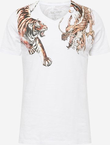 T-Shirt Key Largo en blanc : devant