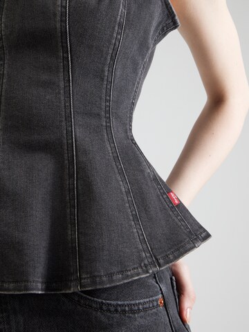 LEVI'S ® Top 'Leighton Peplum Top' - fekete