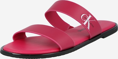Calvin Klein Jeans Ādas čības rozā / melns / Sudrabs, Preces skats