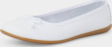 Ballerines Pisamonas en blanc : devant