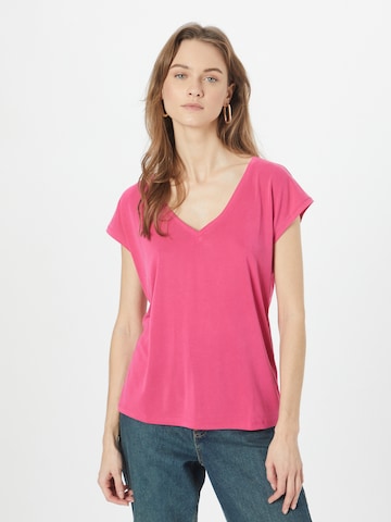 T-shirt 'FILLI' VERO MODA en rose : devant