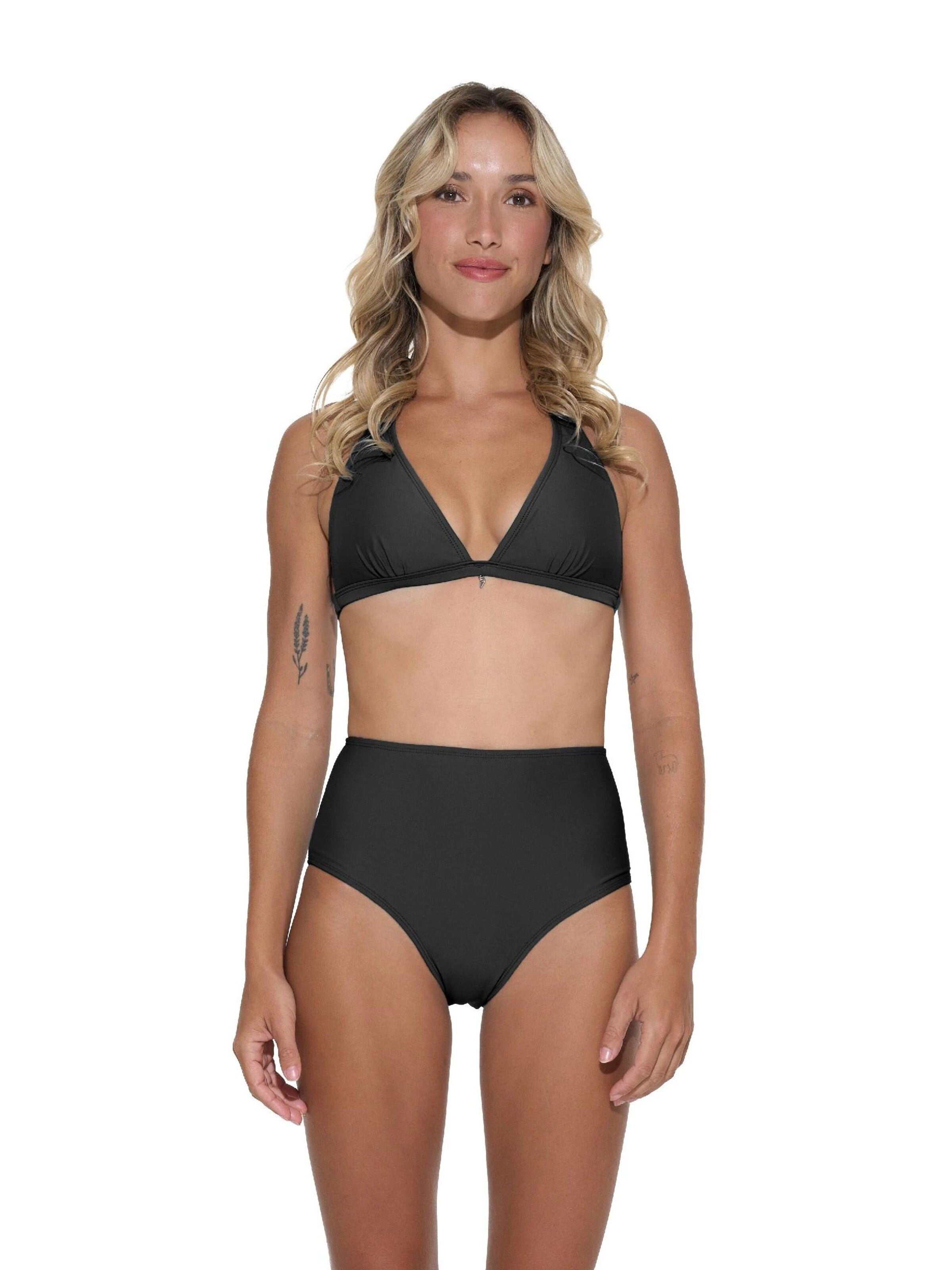 69Slam - Braga de bikini 'BRAGUITA BIKINI TALLE ALTO ALANA NEGRA' en negro