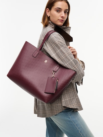 TOMMY HILFIGER Shopper 'TOTE MONO' - Červená