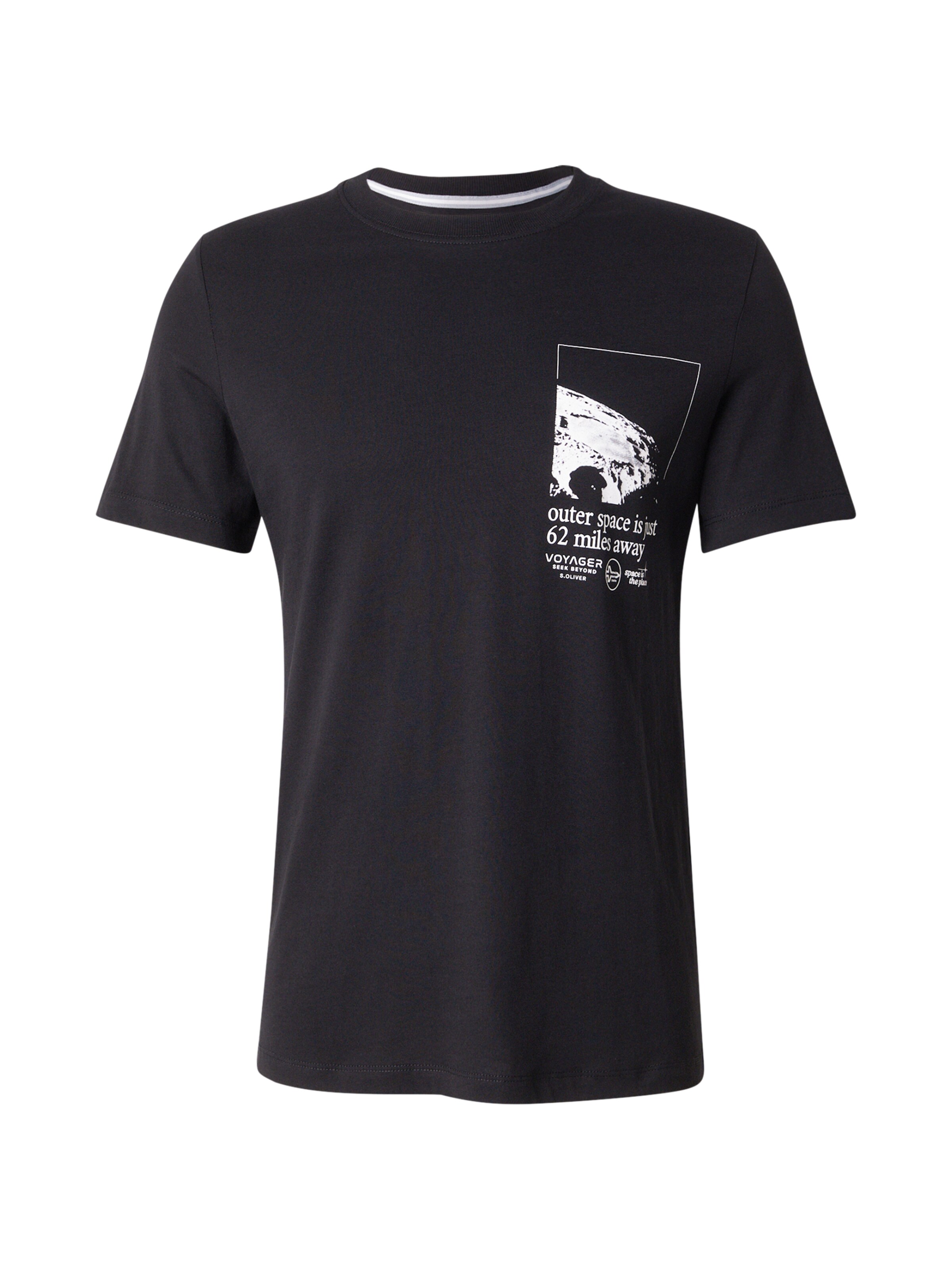 T-Shirt s.Oliver en noir : devant