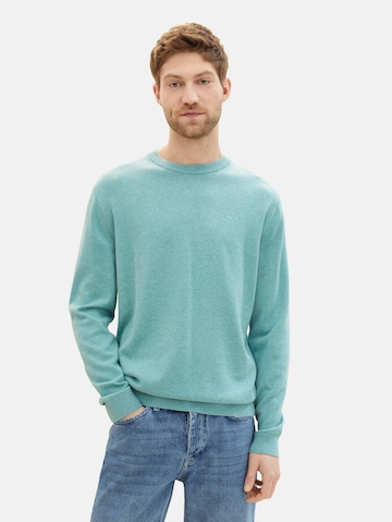 TOM TAILOR Sweater in Green