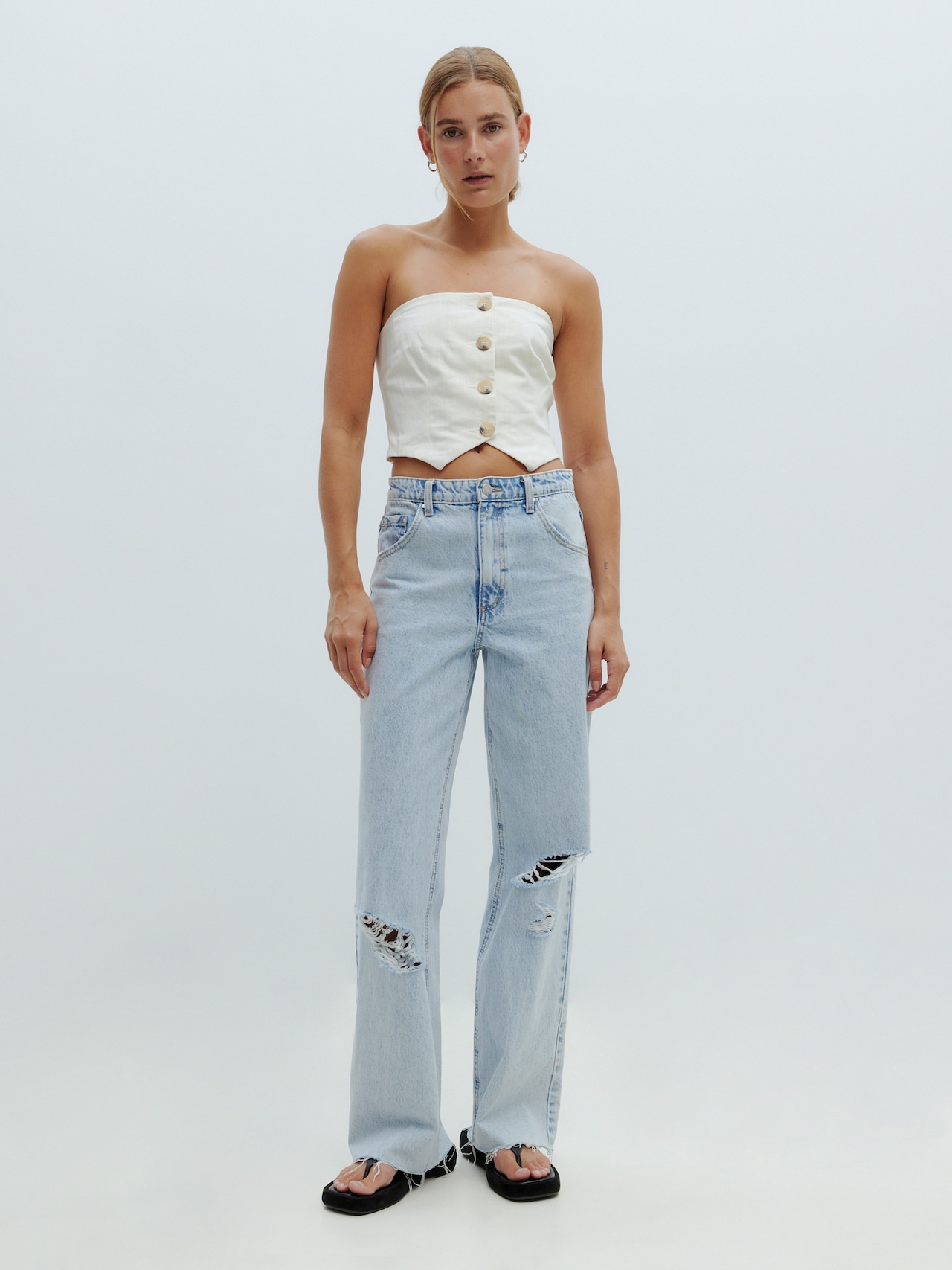 EDITED Vest 'Samuela' beige