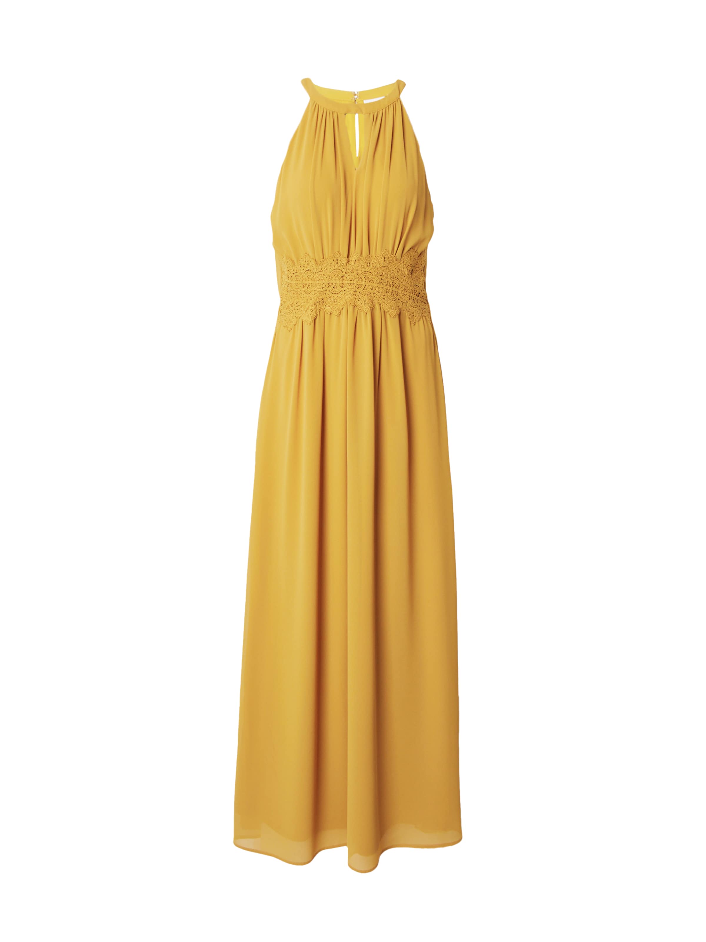 VILA - Vestido de noche en amarillo: frente