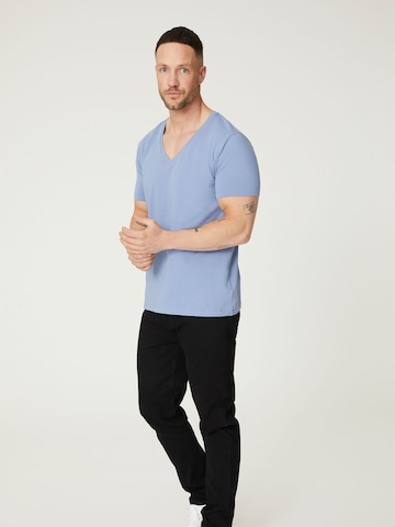 DAN FOX APPAREL - Camiseta 'Samuel' en azul