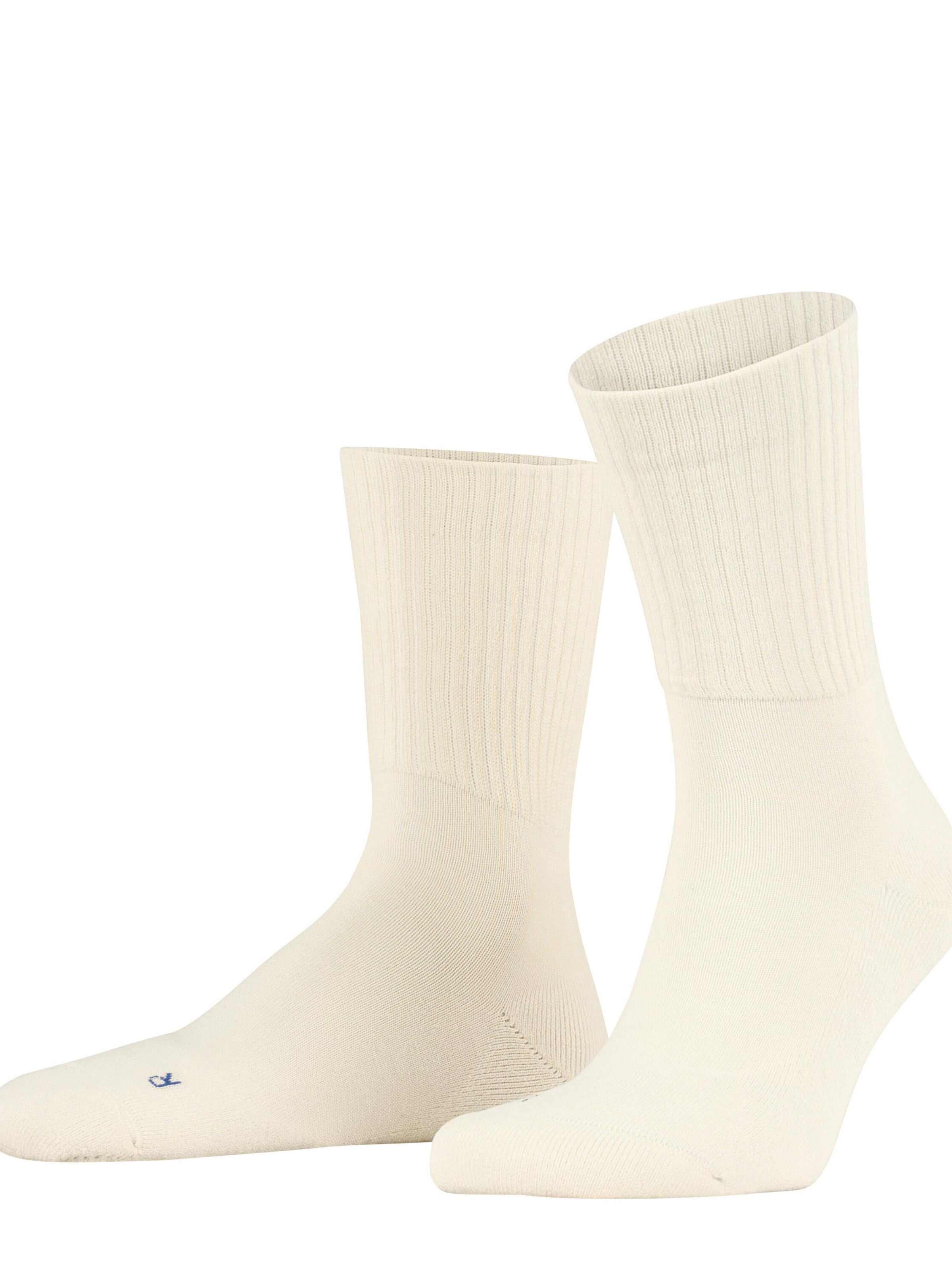 FALKE Socks 'Walkie Light' in White: front