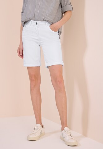 CECIL Regular Jeans 'Scarlett' in White: front