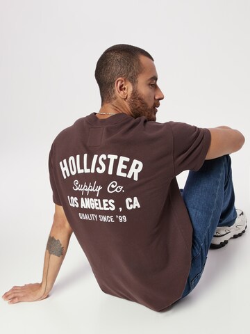 Sweat-shirt HOLLISTER en marron