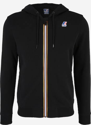 K-Way Sweat jacket in Black: front