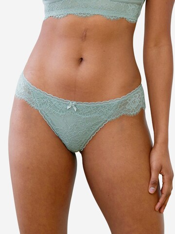 SugarShape Thong 'Emilia' in Green: front