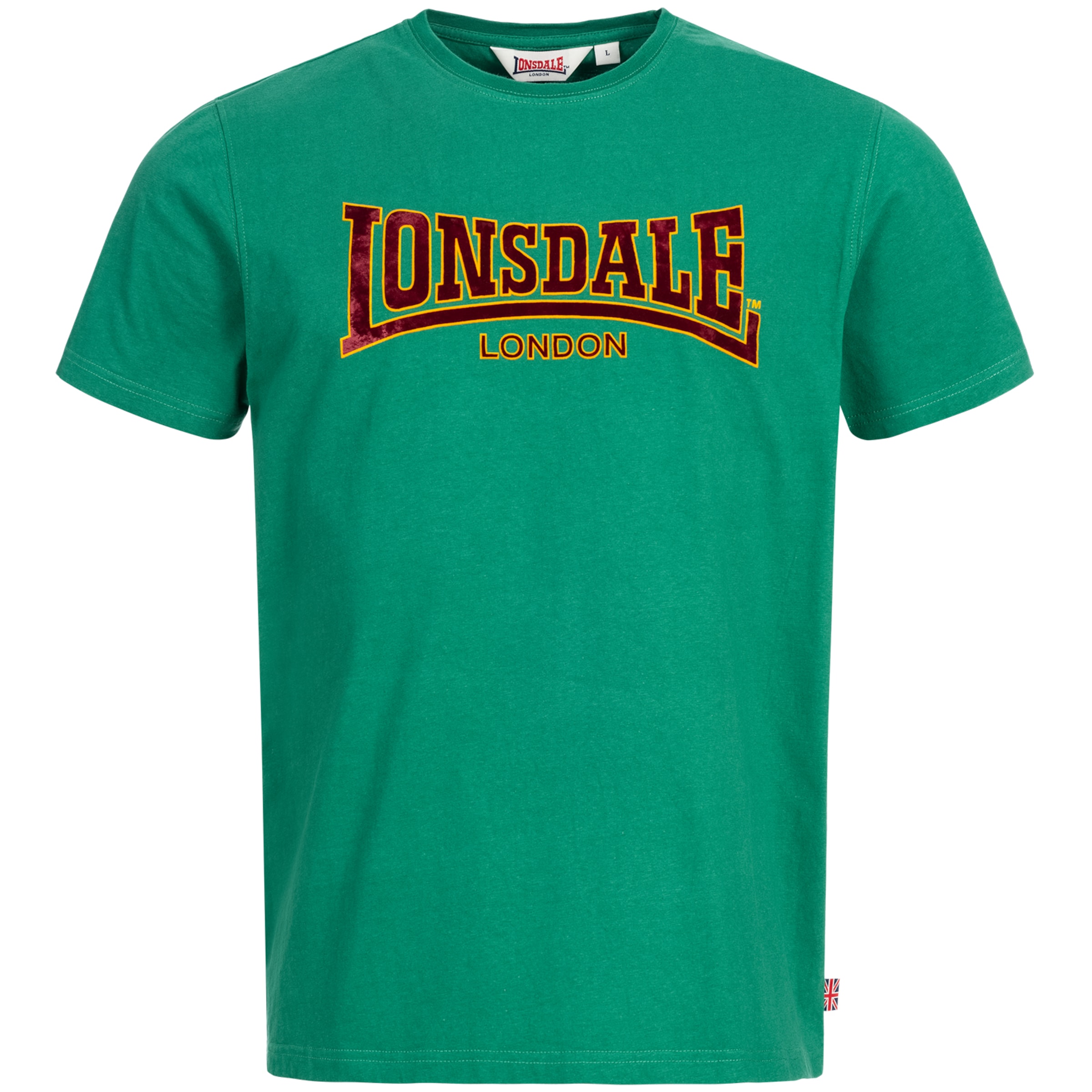 LONSDALE T-Shirt 'Classic’ in Grün: Vorderseite