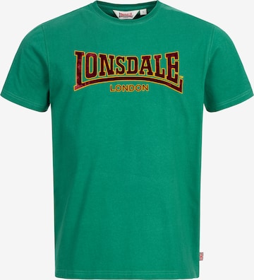 LONSDALE T-Shirt 'Classic’ in Grün: Vorderseite