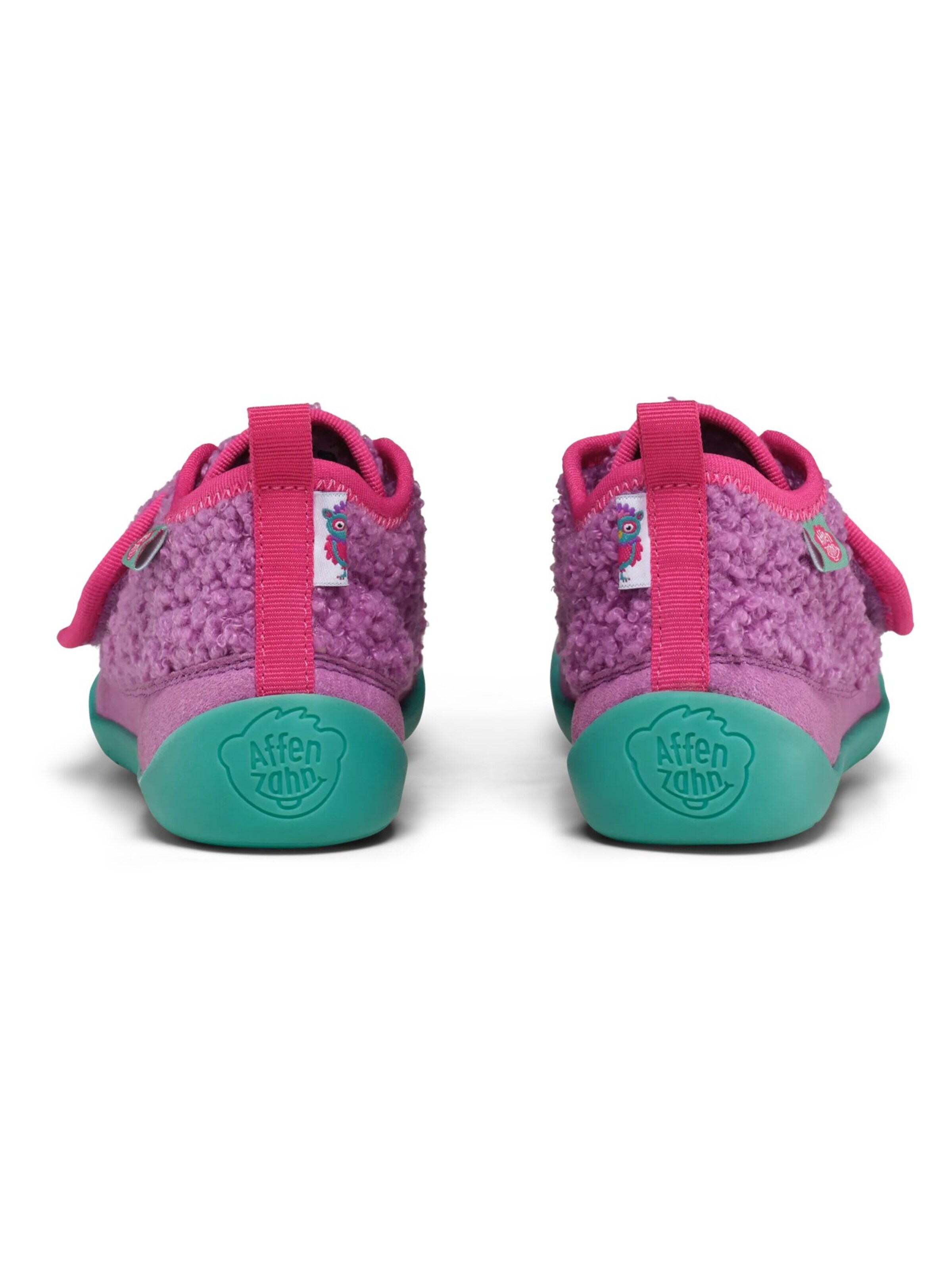 Affenzahn Slippers 'Vegan Fleecy Vegan Fleecy' in Purple