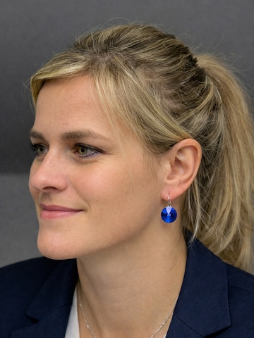 COLLEZIONE ALESSANDRO Earrings 'Germany' in Blue: front