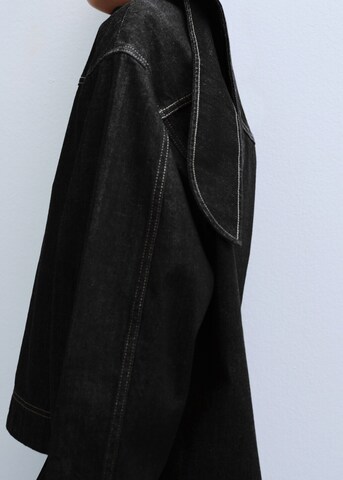 MANGO Blouse 'Sila' in Black