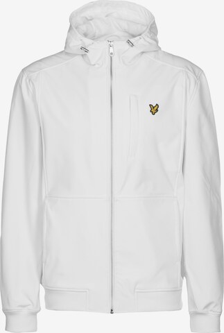 Veste mi-saison Lyle & Scott en blanc : devant