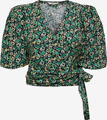 ONLY - Blusa 'Riri' en verde: frente