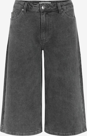 Soft Rebels Wide Leg Farkut 'Willa' värissä harmaa: etupuoli