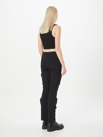 WEEKDAY Slim fit Cargo trousers 'Ila' in Black