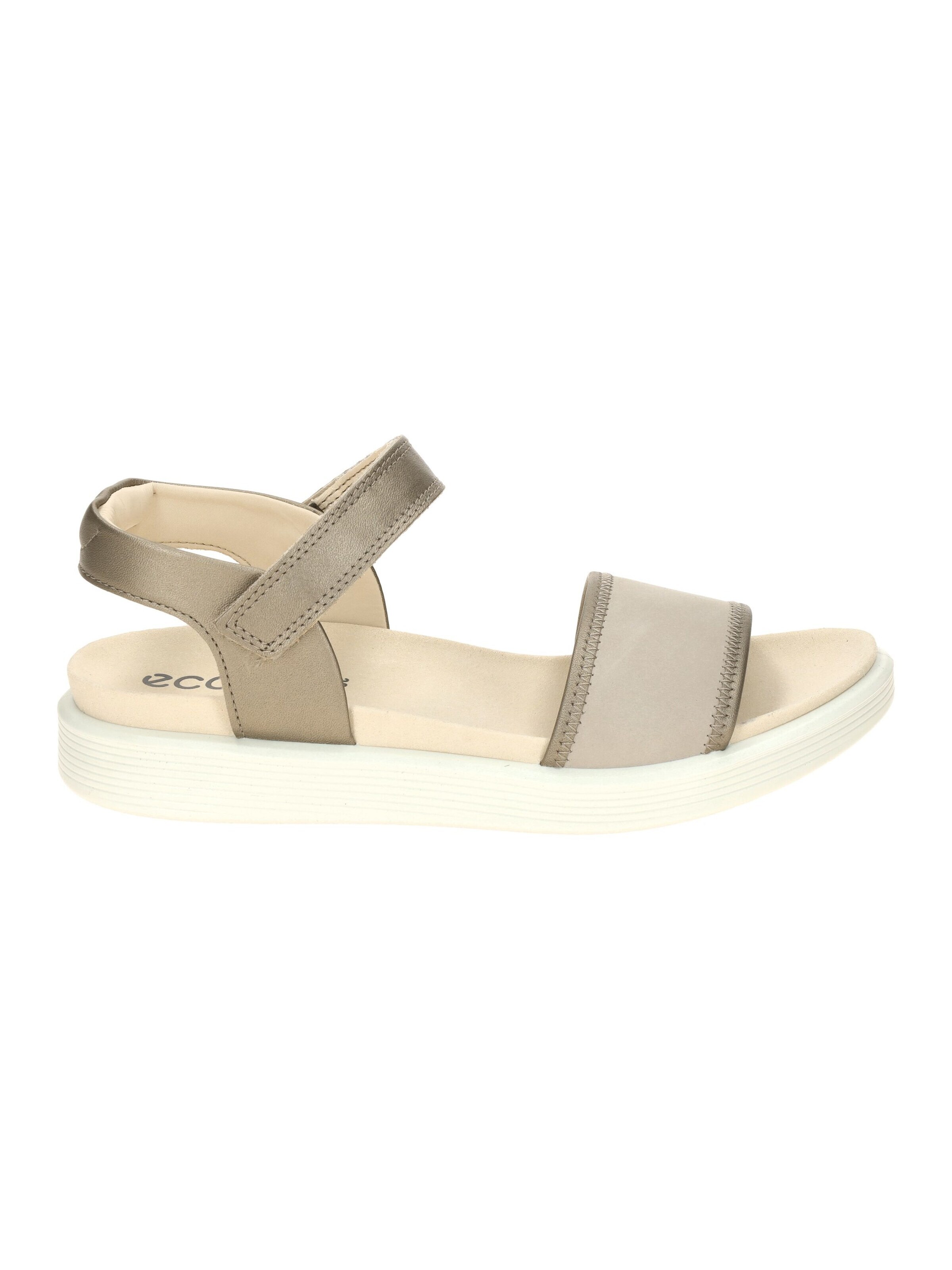 Sandalo 'Ecco Soft Sandalen grau metallic Riemen 238823' di ECCO in grigio