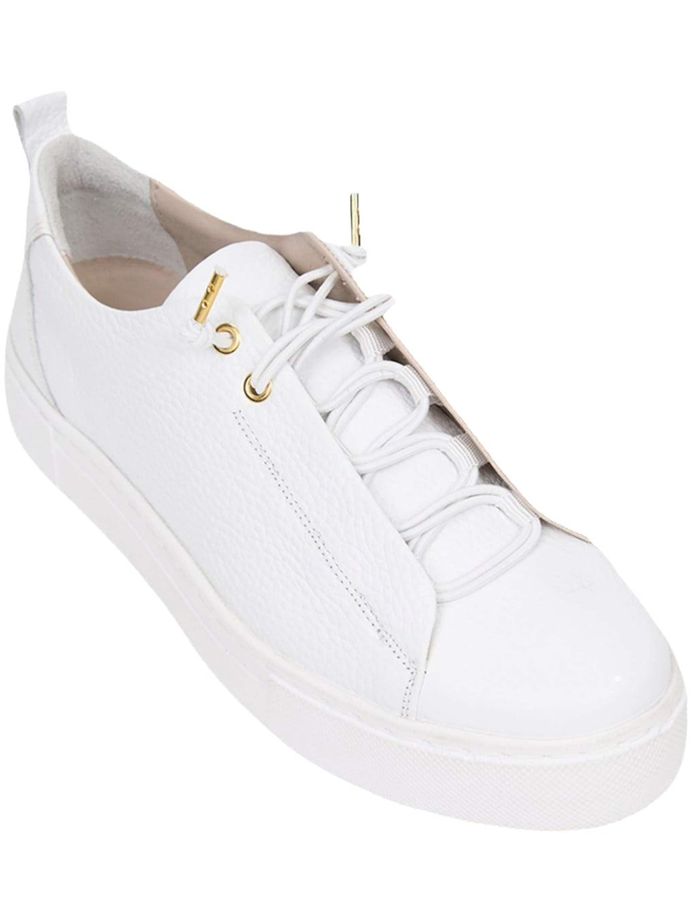 Baskets basses 'Schnürschuhe' Desa en blanc