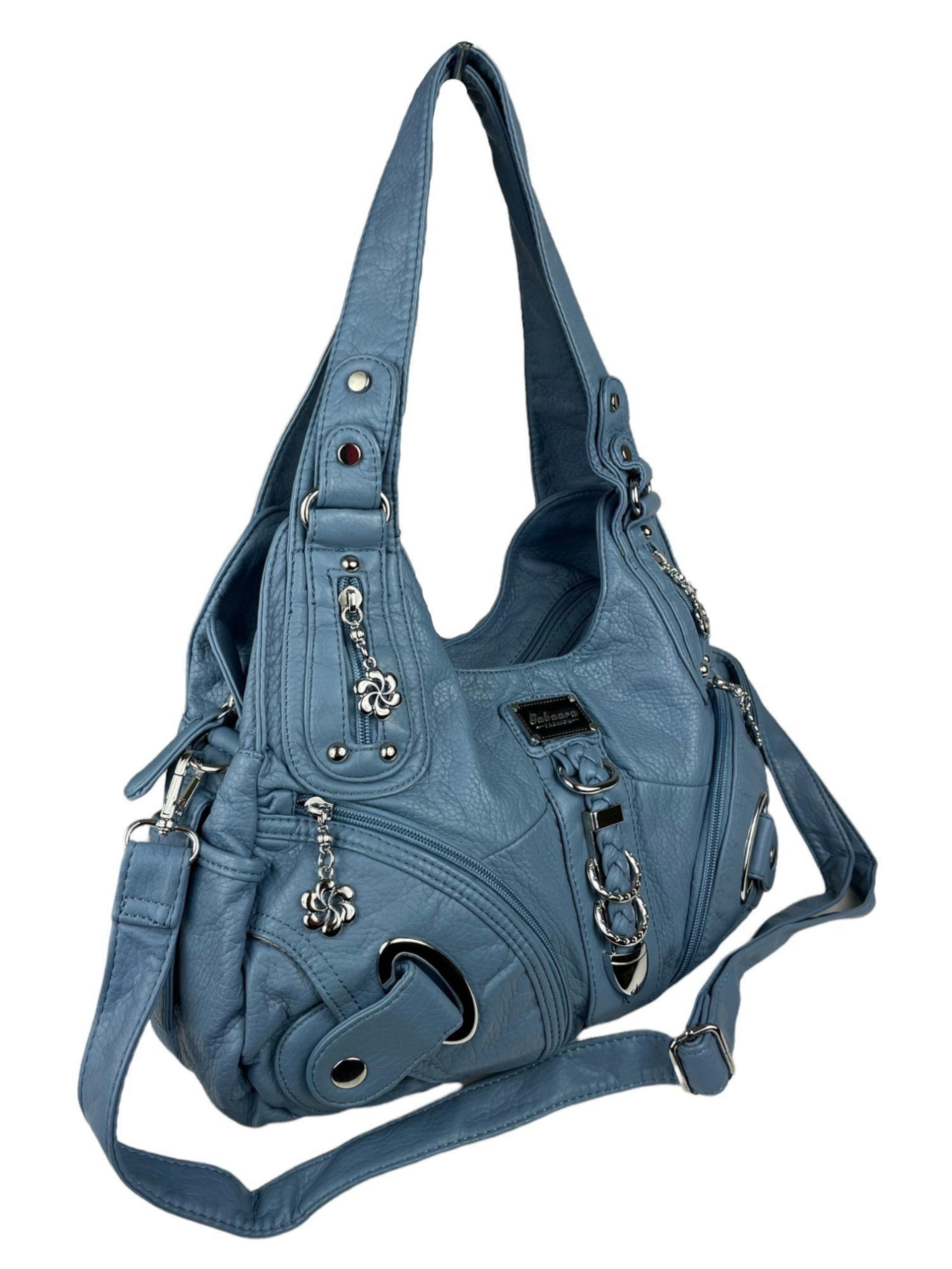 Kumixi Handtas in Blauw: voorkant