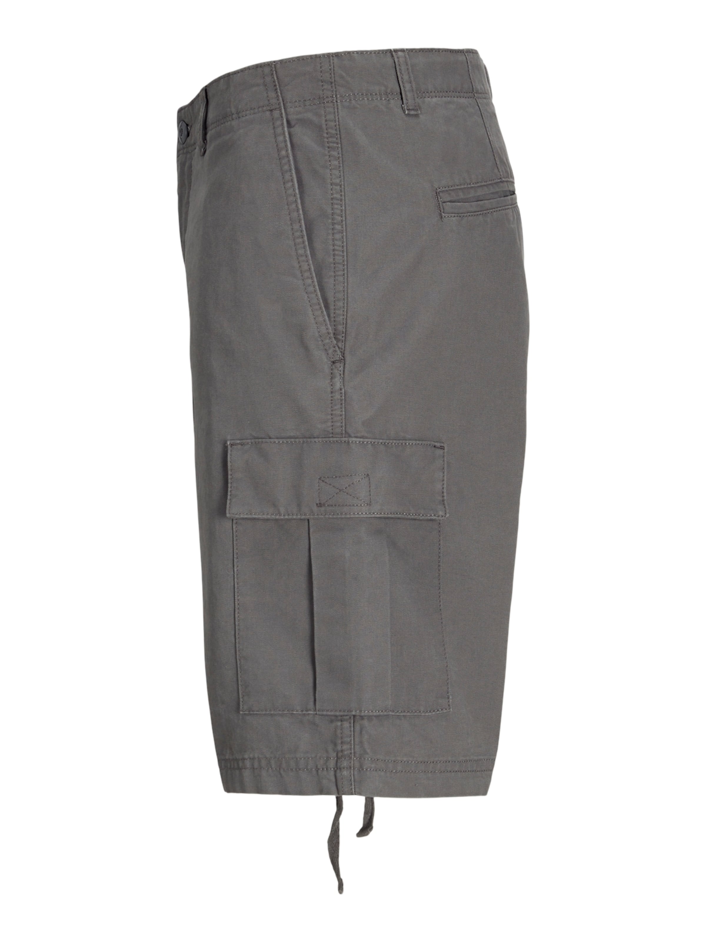 JACK & JONES Свободный крой Брюки-карго 'Cole Barkley' в Серый