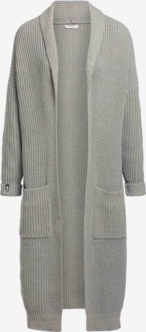 khujo Knit Cardigan 'LIA' in Grey: front