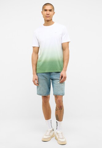 MUSTANG T-Shirt 'Austin' in Grün