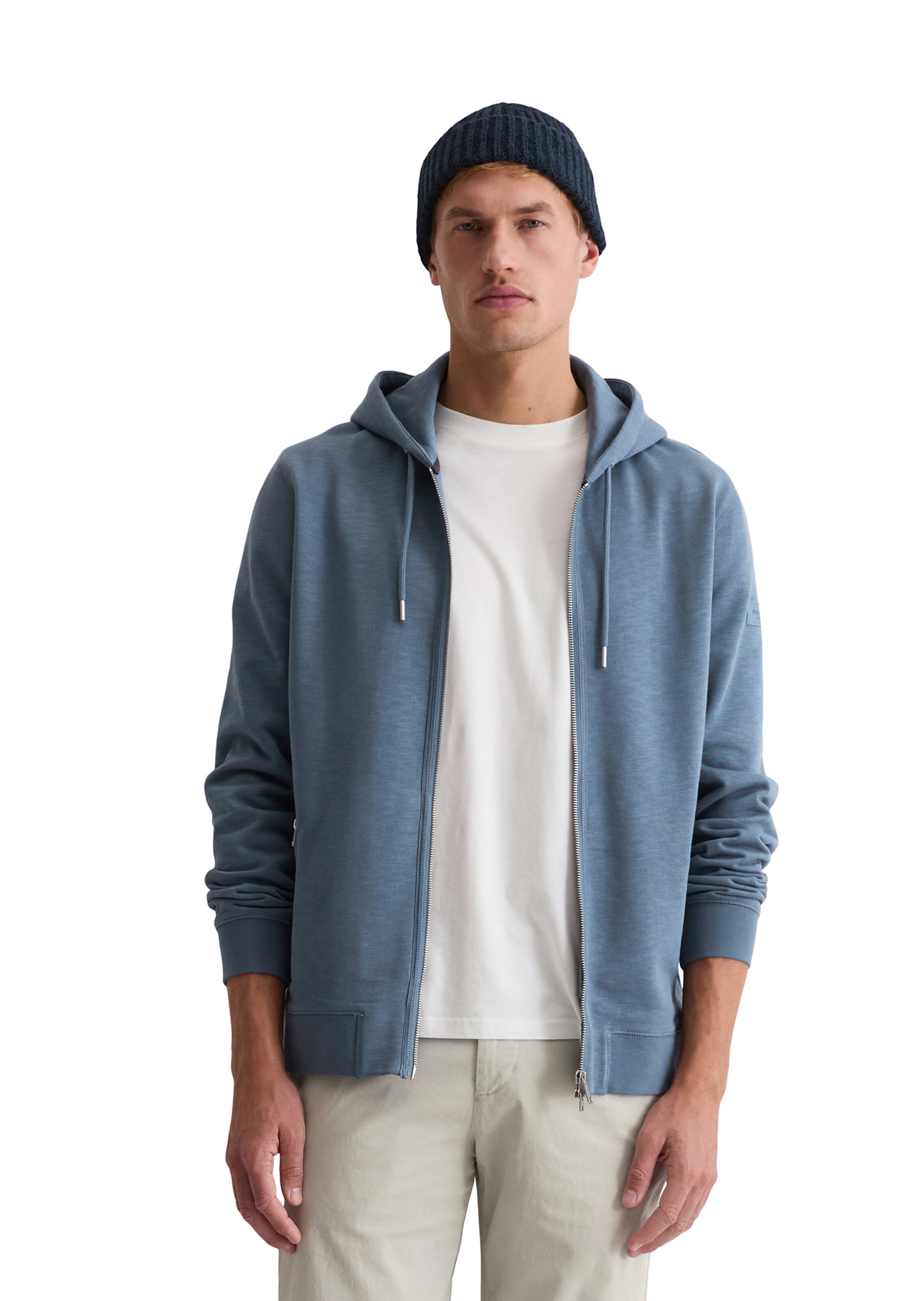 Marc O'Polo Sweatjacke in Blau: Vorderseite