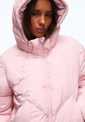 Bershka Zimní bunda – pink