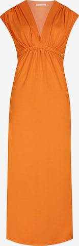 Chic by Lirette Jurk 'Kimono dress Natural' in Oranje: voorkant