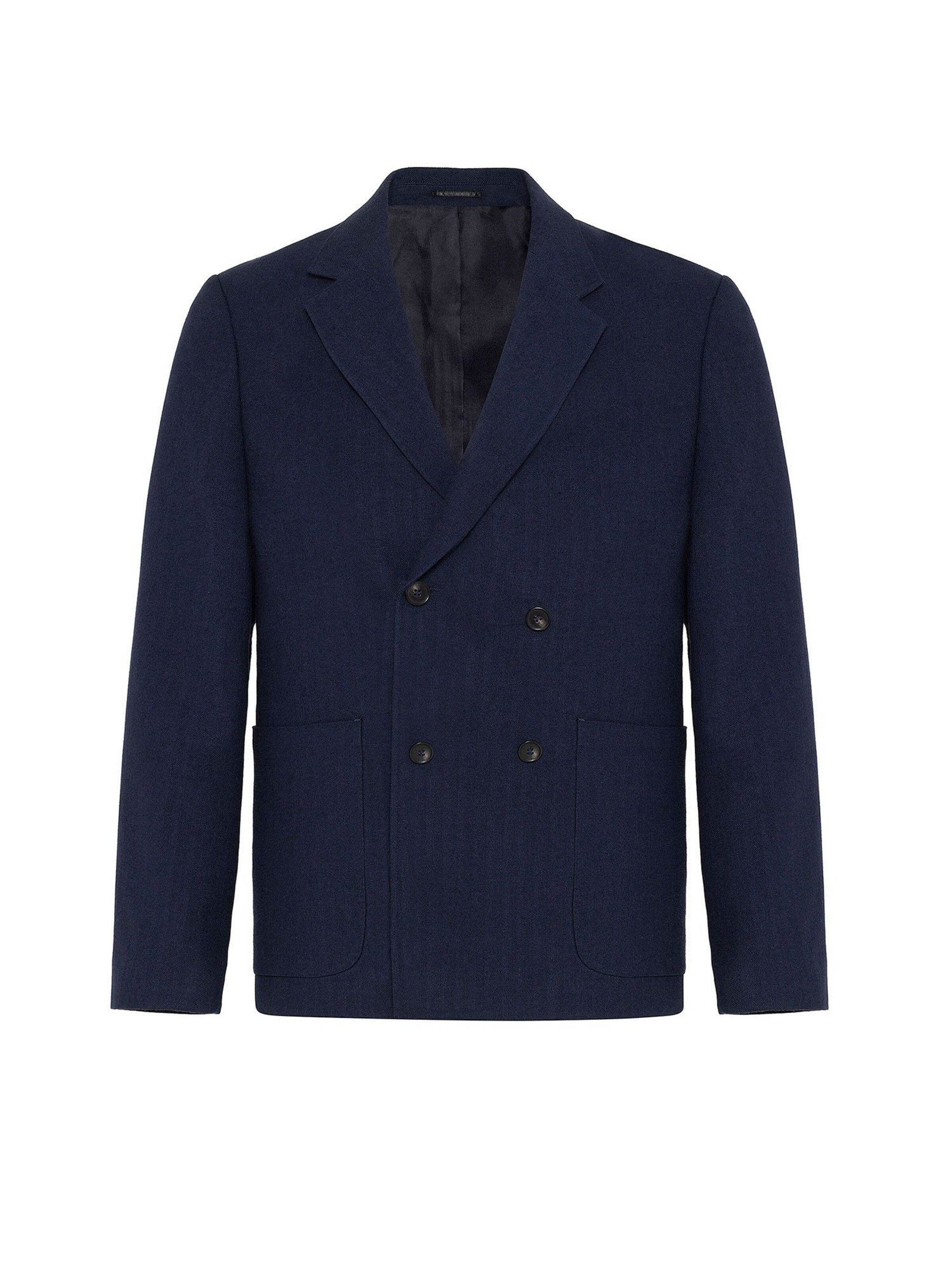 Regular fit Sacou de la Antioch pe albastru: față