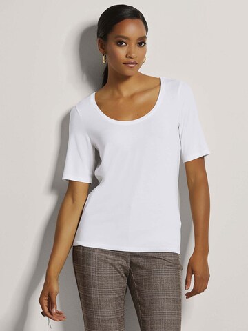 T-shirt MADELEINE en blanc : devant