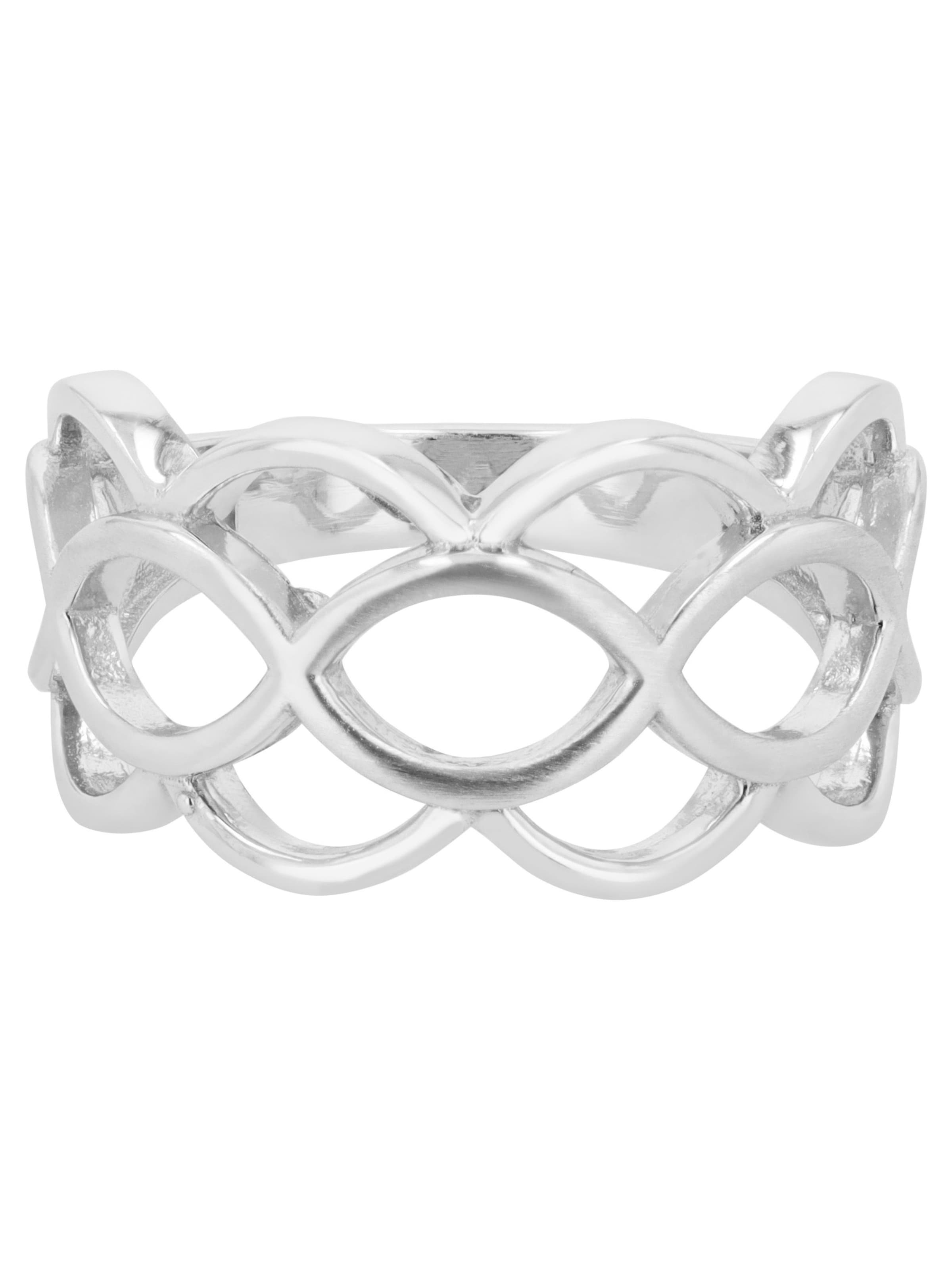 Akzent Ring 'Estrid, 925 Sterlingsilber, langlebig' in Silver: front