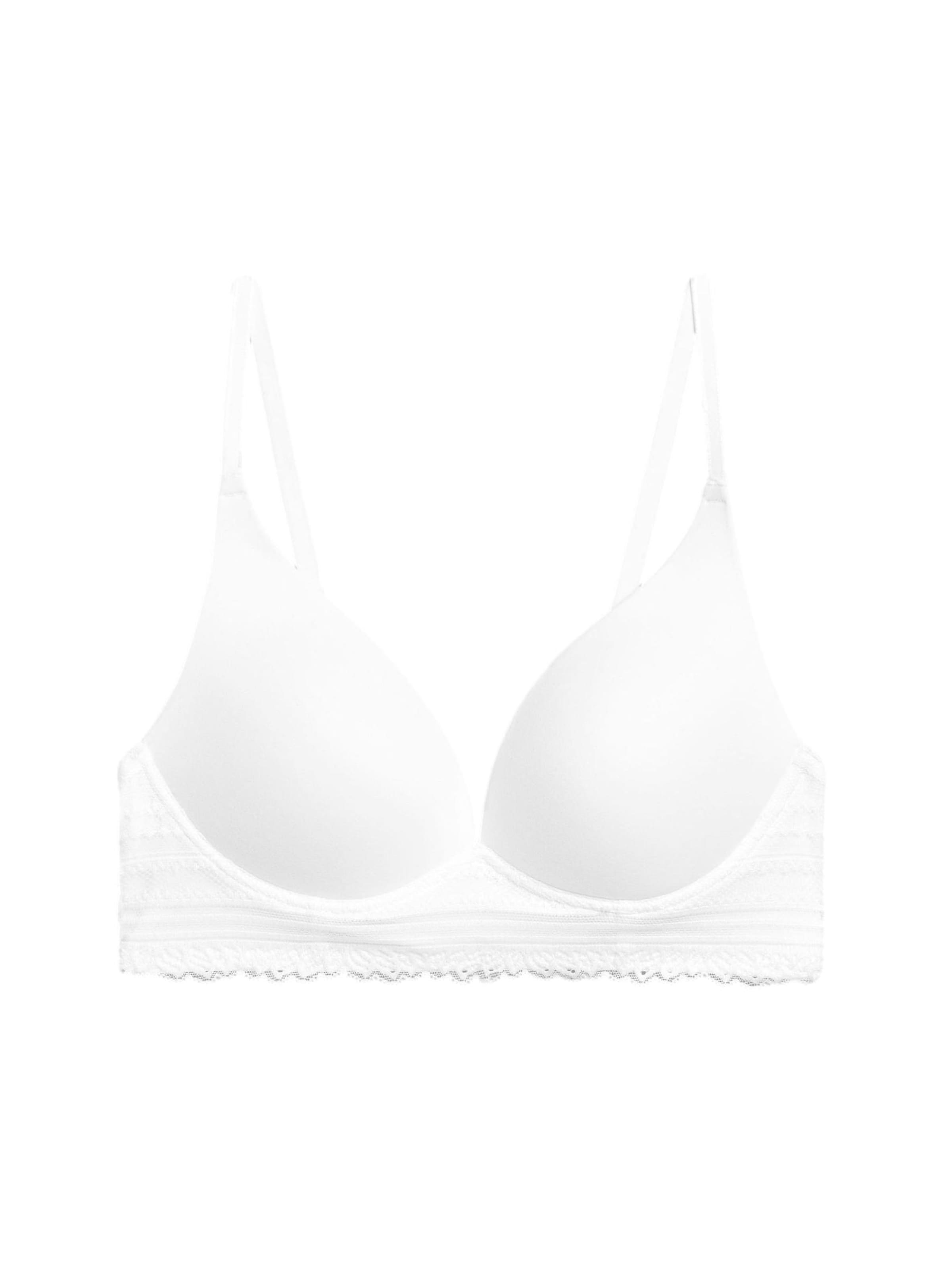 Next Triangle Bra 'Daisy' in White: front