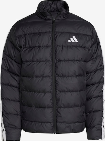 juoda ADIDAS SPORTSWEAR Sportinė striukė 'ESS 3S SD': priekis