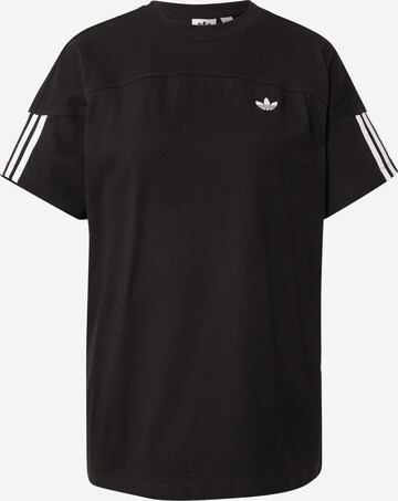 ADIDAS ORIGINALS Shirt in Black: front